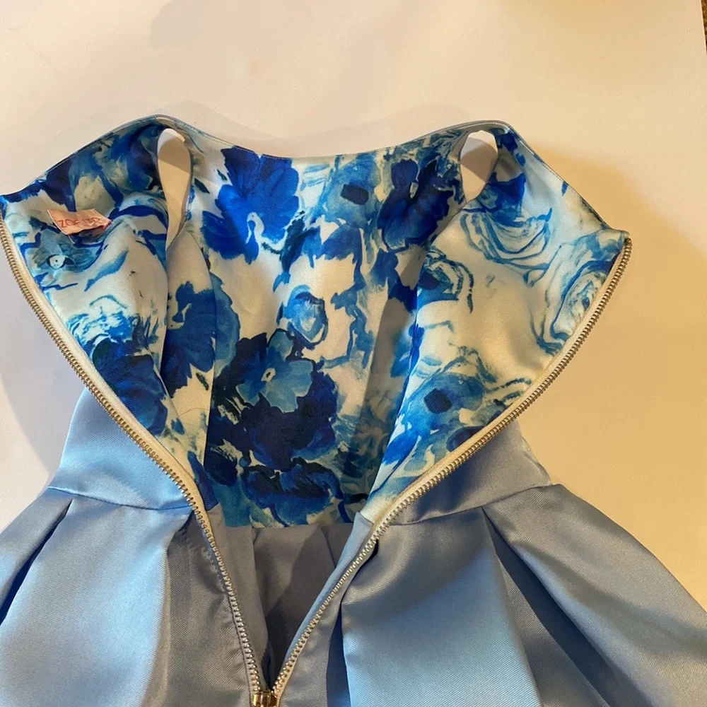 NEIMAN MARCUS ZOE LTD KIDS DRESS WITH ASYMMETRICAL HEM JUST REMARKABLE F…